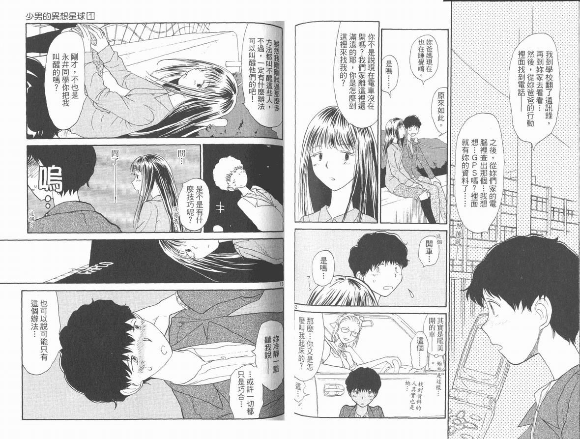 《少男的异想星球》漫画 01卷