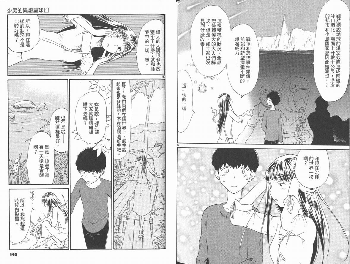 《少男的异想星球》漫画 01卷