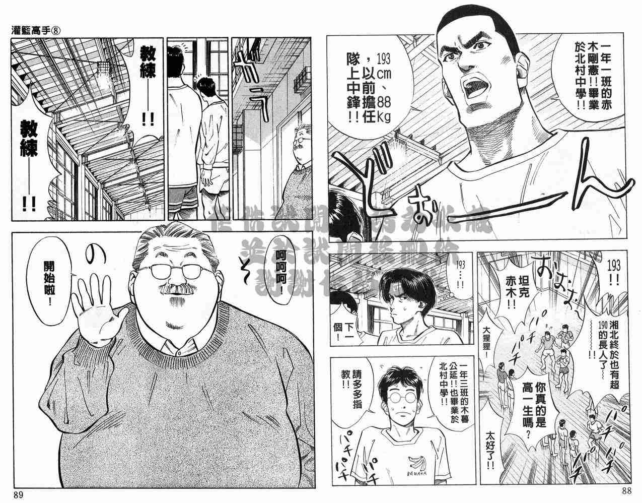 《灌篮高手》漫画 灌蓝高手08卷