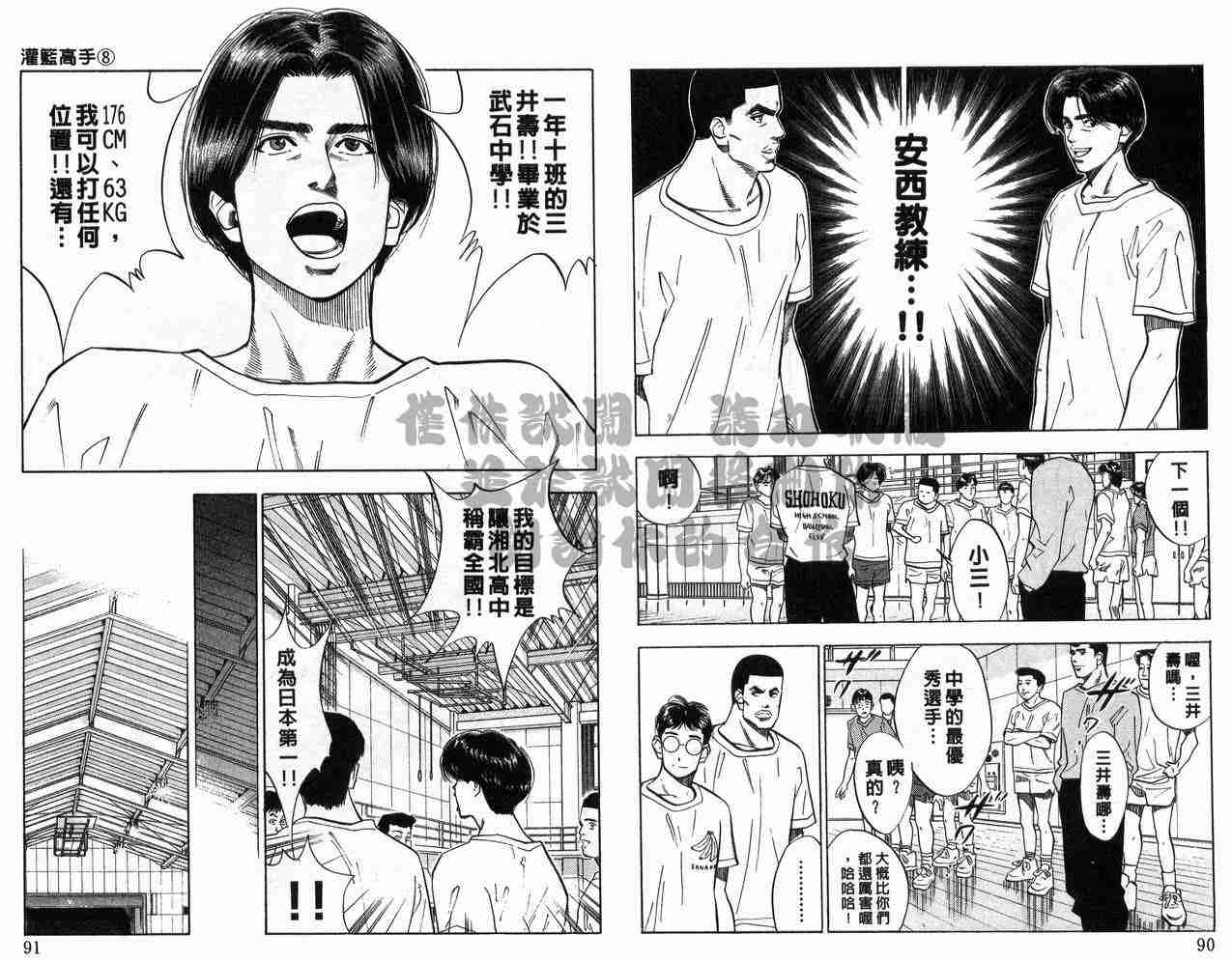 《灌篮高手》漫画 灌蓝高手08卷