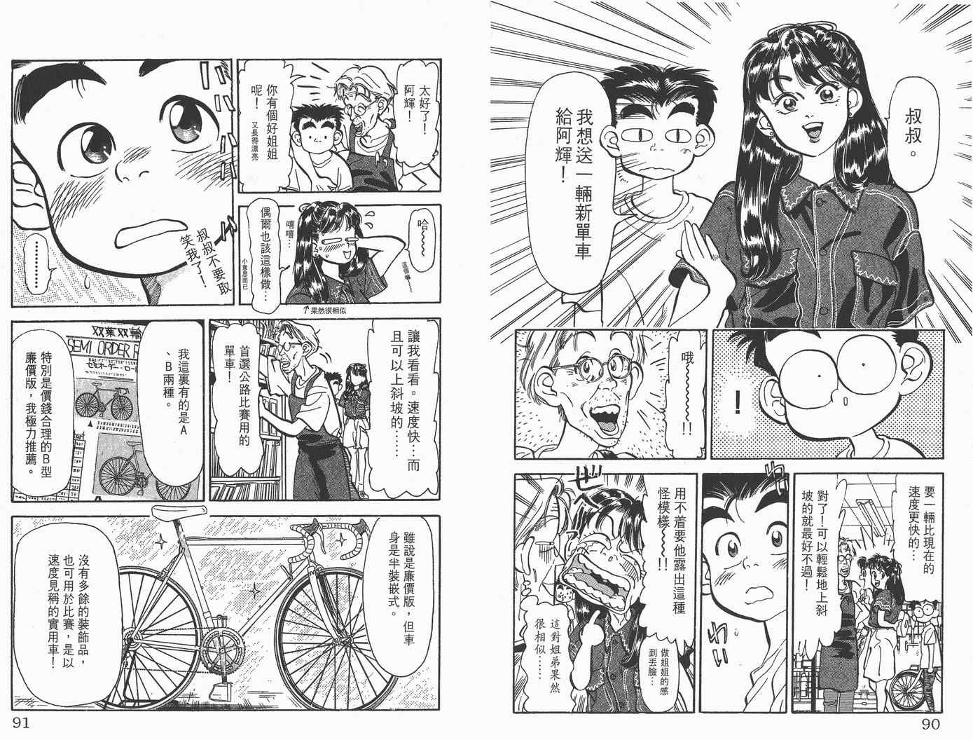 《单车小霸王》漫画 小霸王01卷