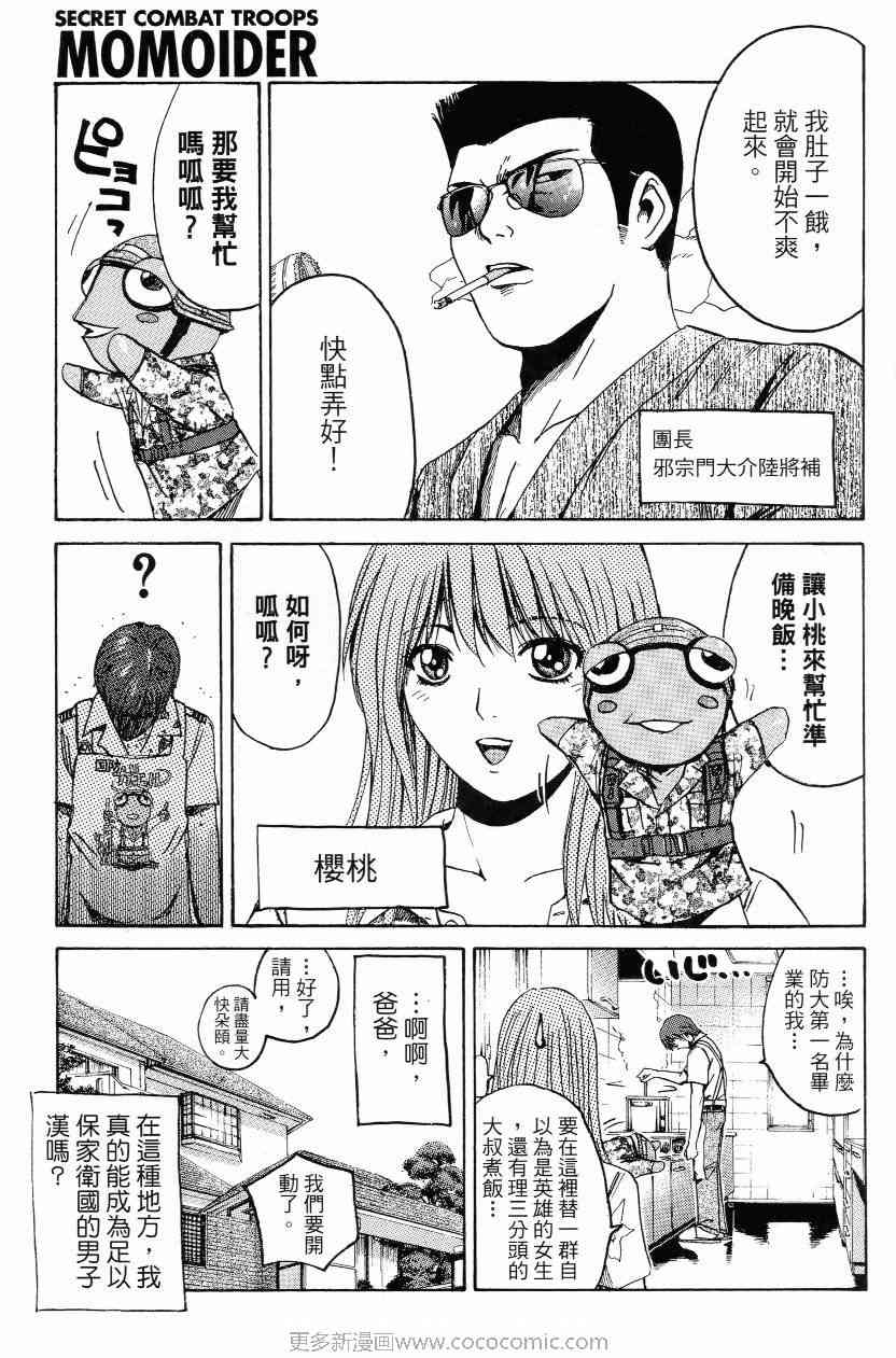 《秘密战队MOMOIDER》漫画 momoider01卷