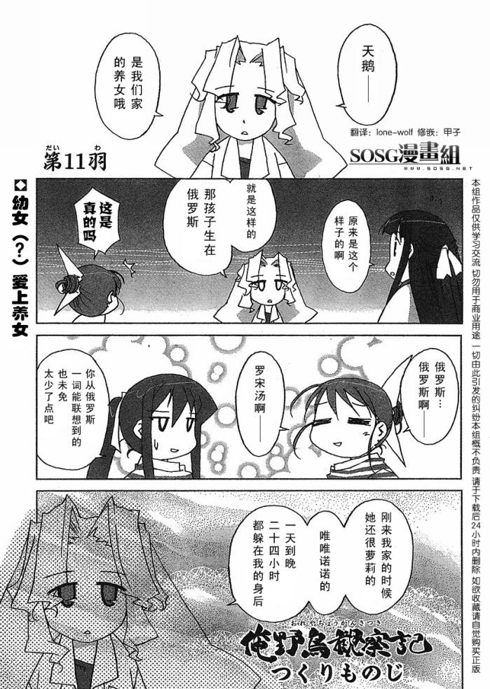 《俺野鸟观察记》漫画 11集