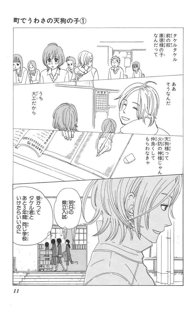 《町でうわさの天狗の子(日文版)》漫画 天狗的女儿01卷