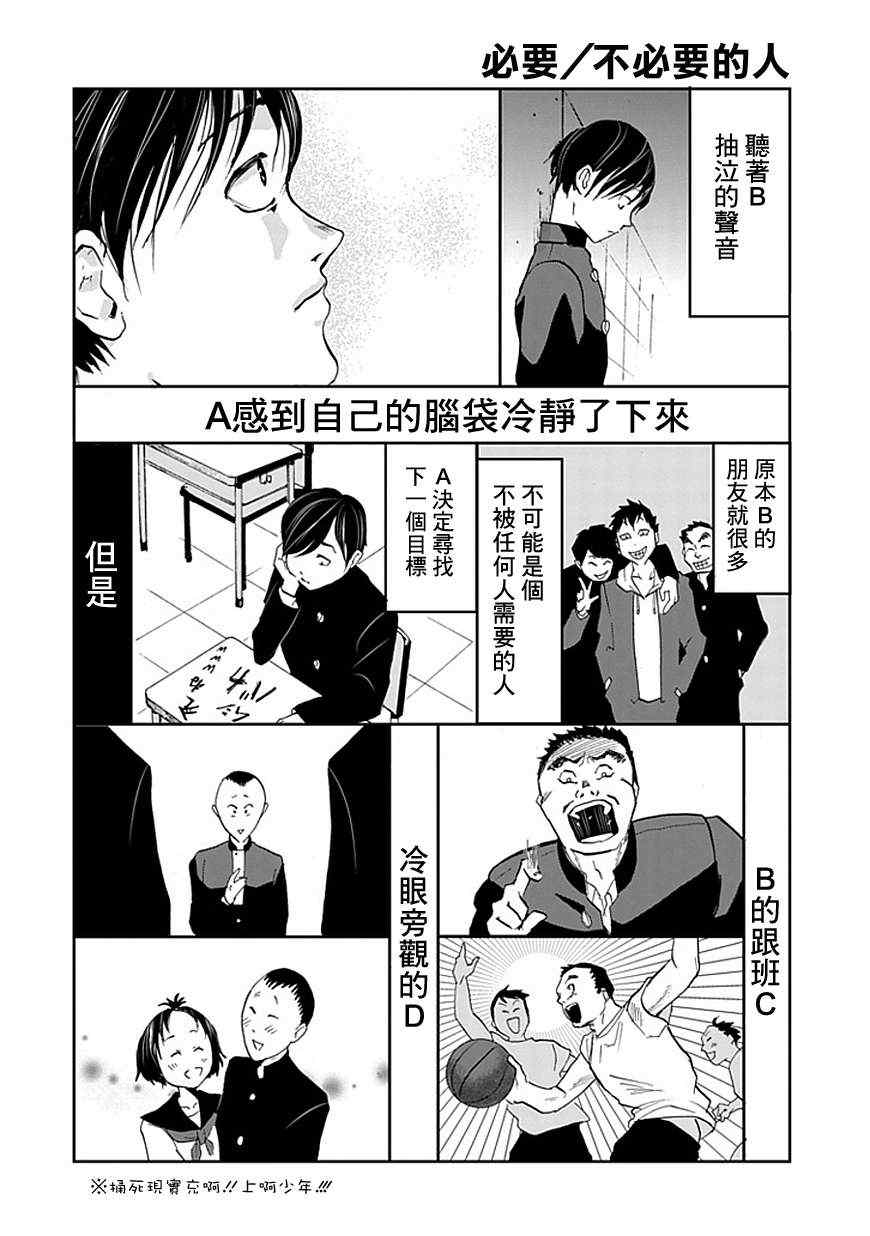 《必要/不必要的人》漫画 001集