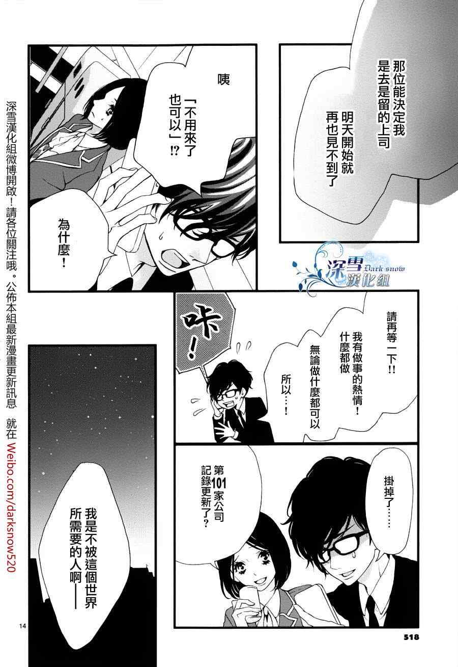 《恋爱内定的推荐函》漫画 短篇