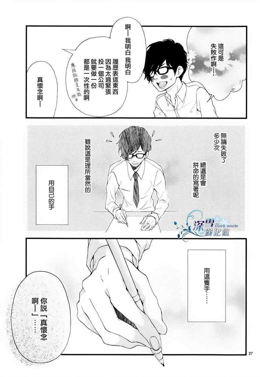 《恋爱内定的推荐函》漫画 短篇