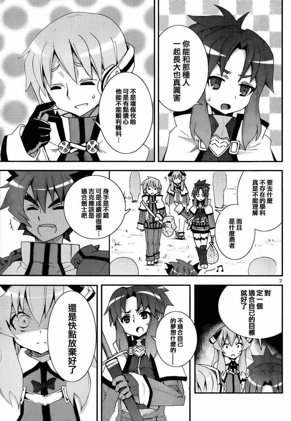 《剑与魔法与学园》漫画 004集