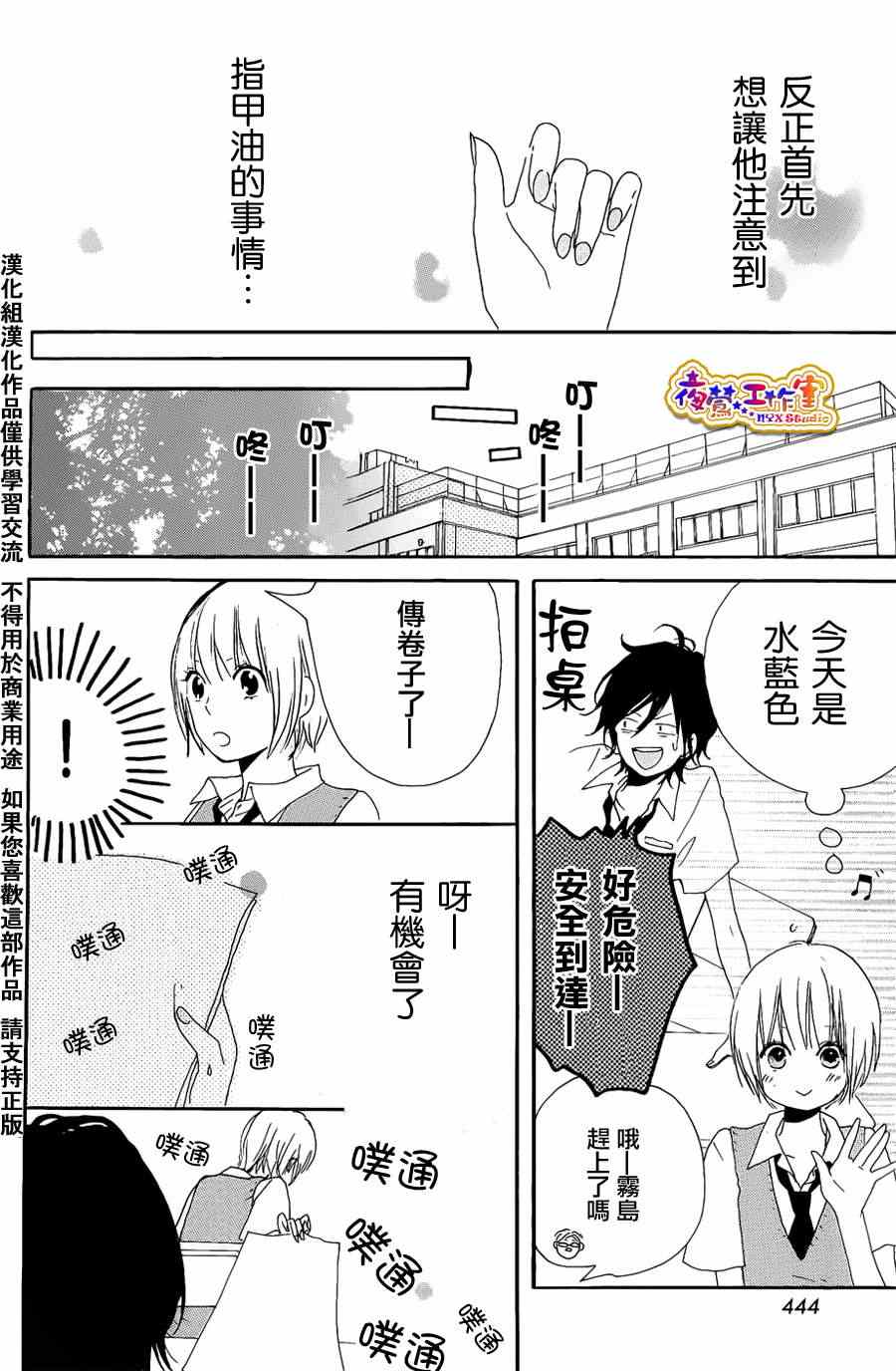 《指甲油的事情》漫画 001集