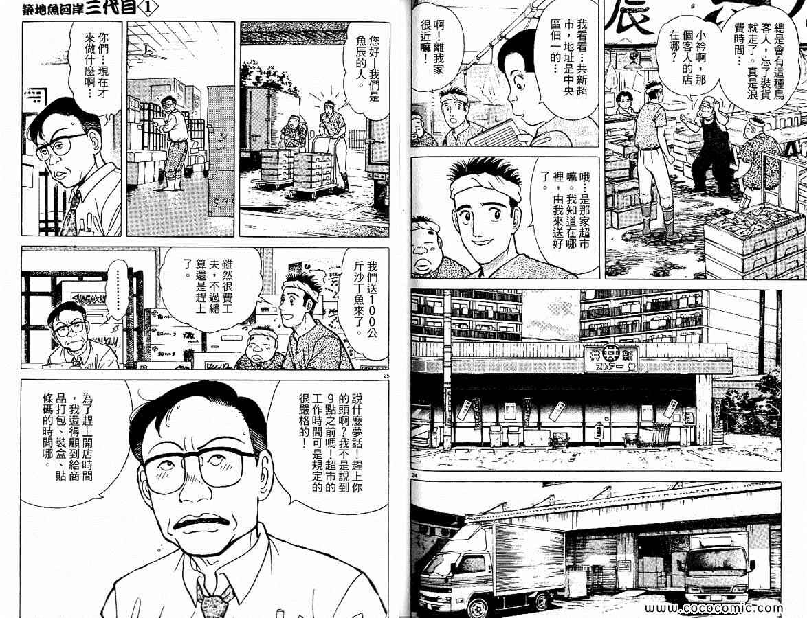 《筑地鱼河岸三代目》漫画 三代目 01卷