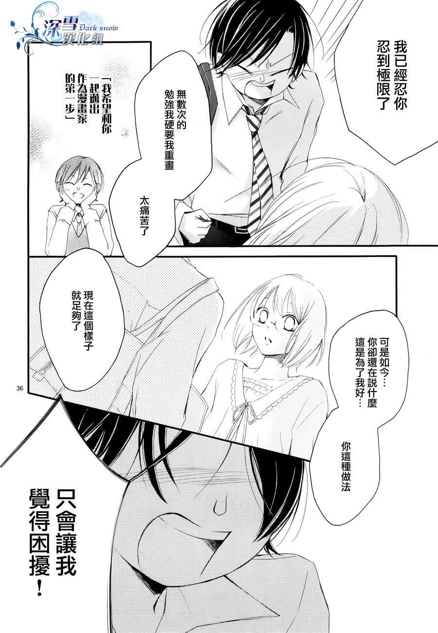 《染上蜜糖的笔尖》漫画 蜜糖的笔尖 012集