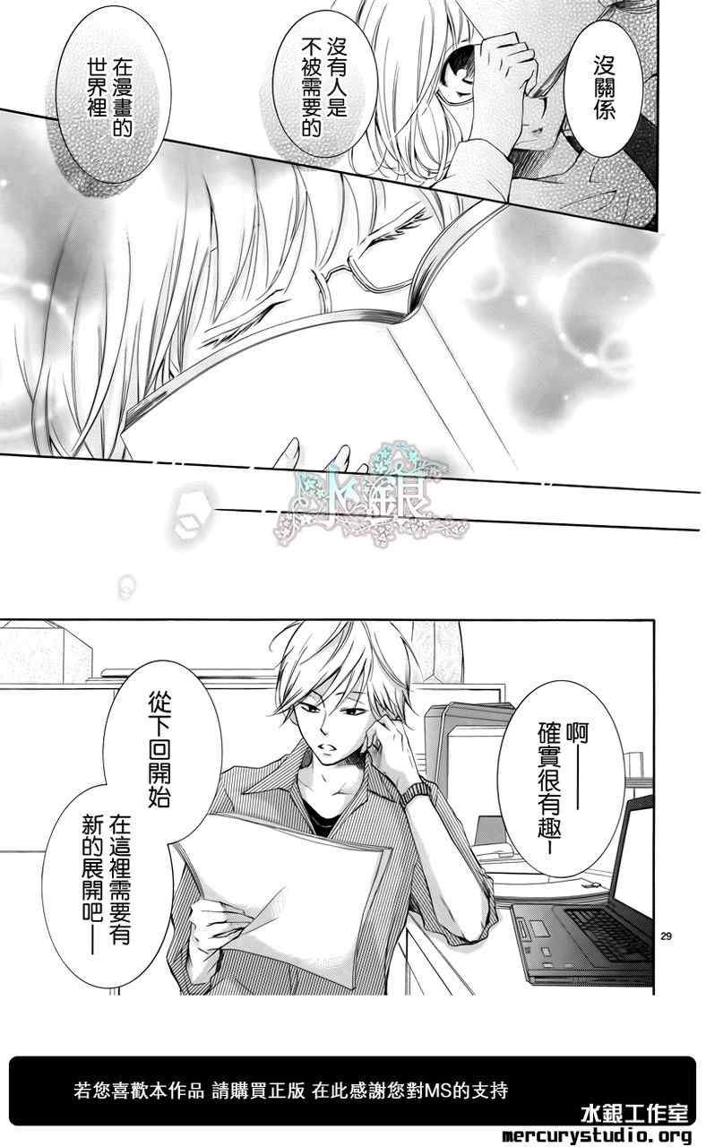 《染上蜜糖的笔尖》漫画 蜜糖的笔尖 001集