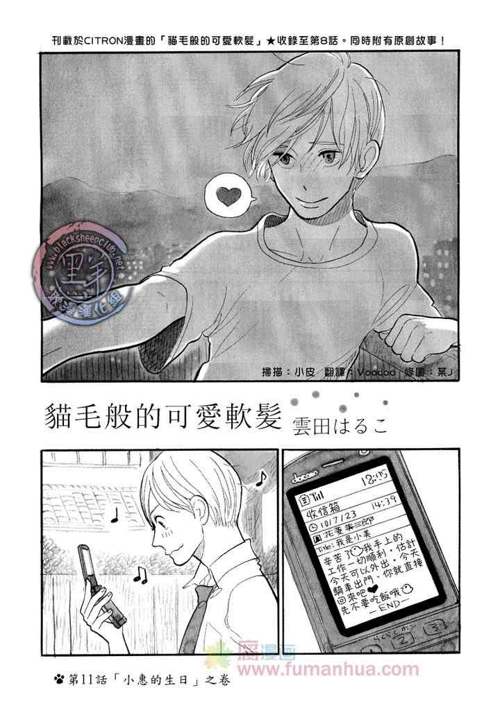 《猫毛般的可爱软发》漫画 11-12集