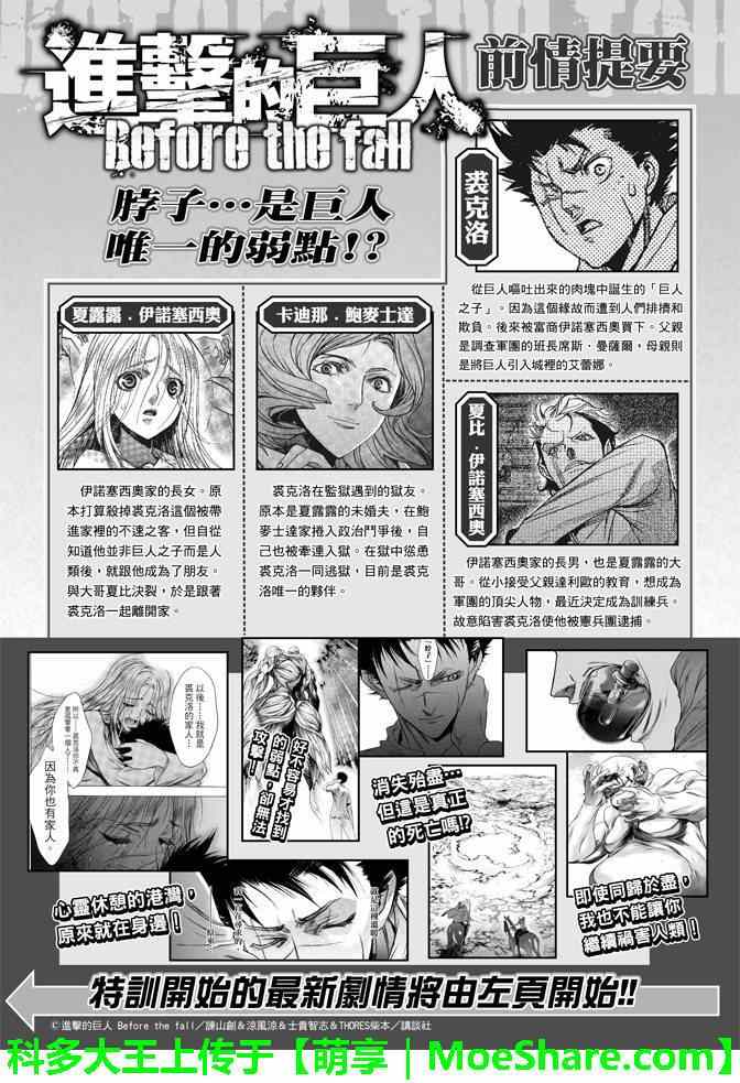 《进击的巨人 before the fall》漫画 before the fall 020话