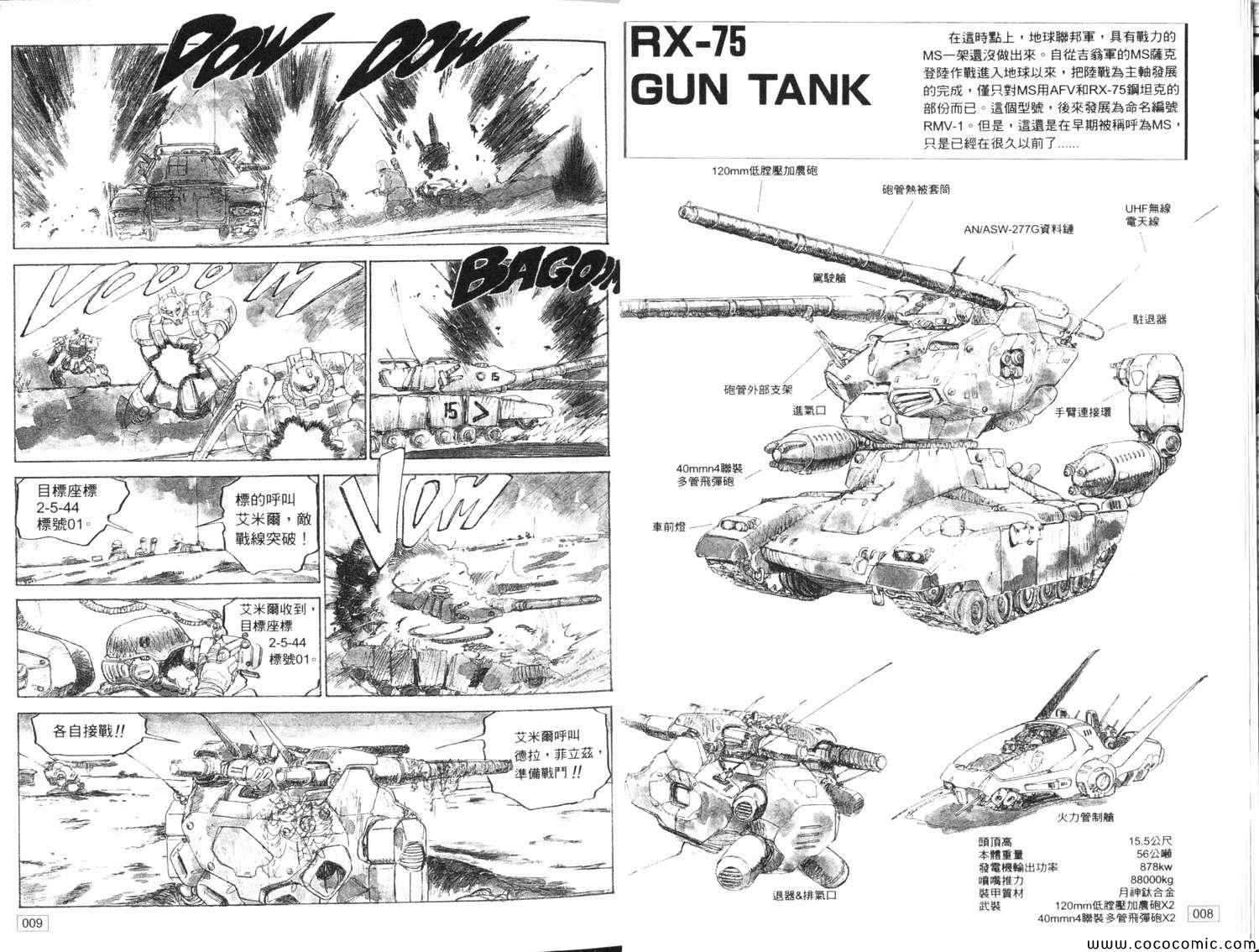 《机动战士战场最前线》漫画 战场最前线 001卷