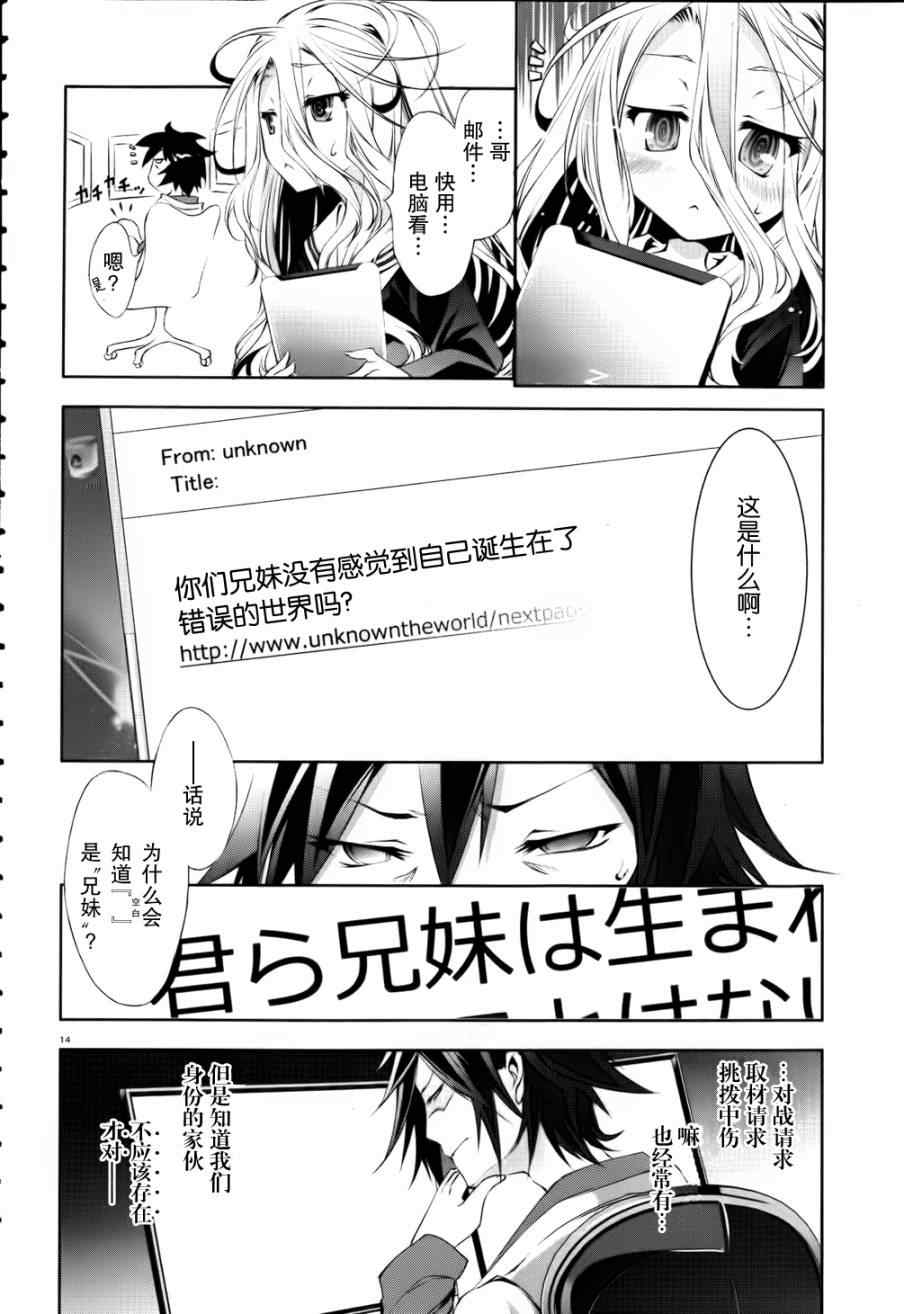 《No game No life》漫画 001集