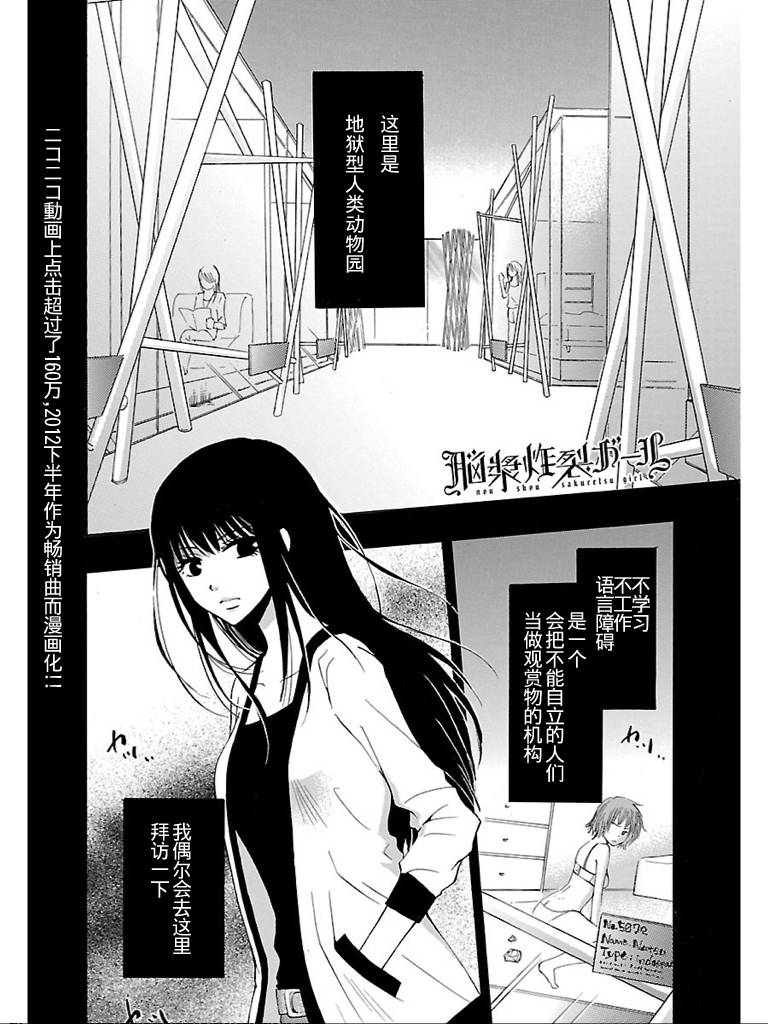 《脑浆炸裂女孩》漫画 001集