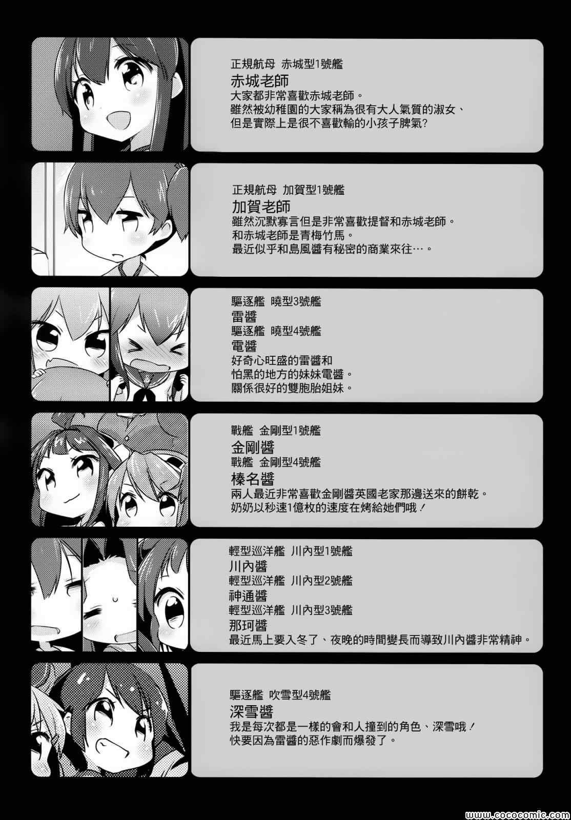 《国立舰队幼儿园》漫画 003集