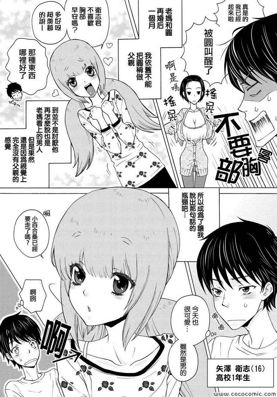 《继父是伪娘》漫画 001集