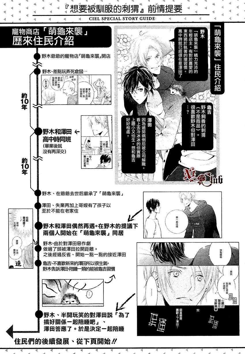 《想要被驯服的刺猬》漫画 002集