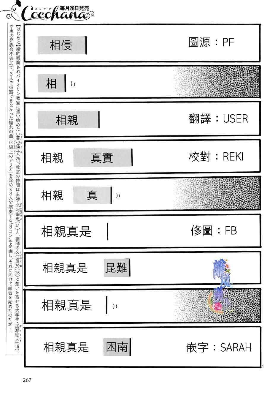 《G弦上的你和我》漫画 短篇11