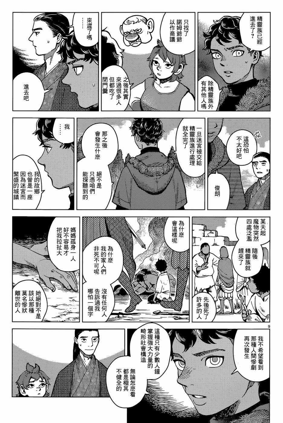 《迷宫饭》漫画 舌尖上的地下城 045话