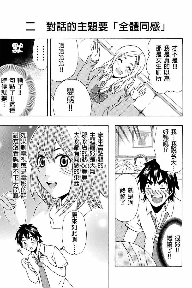《虽然汤河原同学在大山田男子高中认真思考了受欢迎的方法》漫画 受欢迎的方法 006集