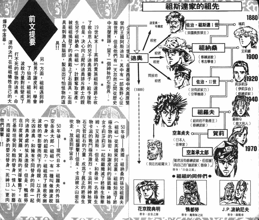 《JOJO奇妙冒险》漫画 jojo19卷