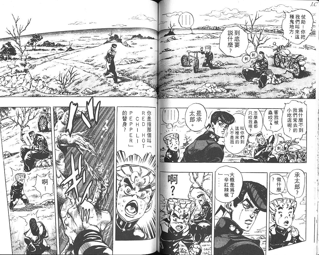 《JOJO奇妙冒险》漫画 jojo33卷