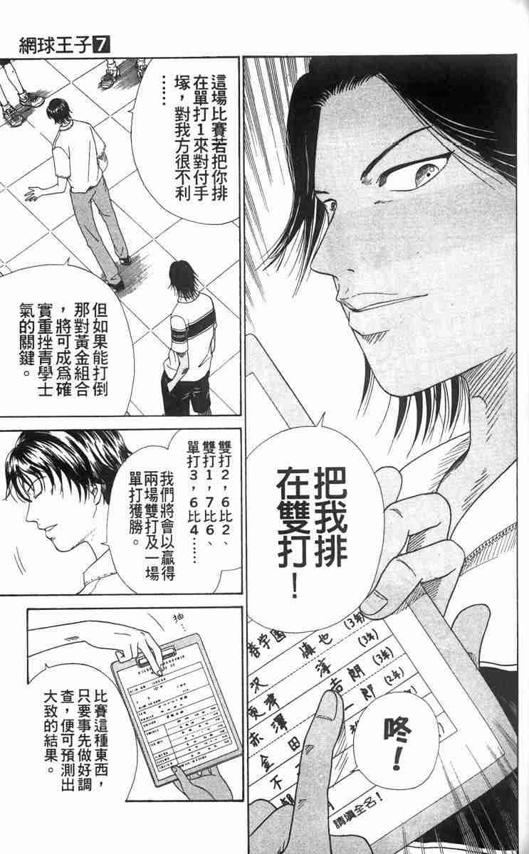 《网球王子》漫画 07卷