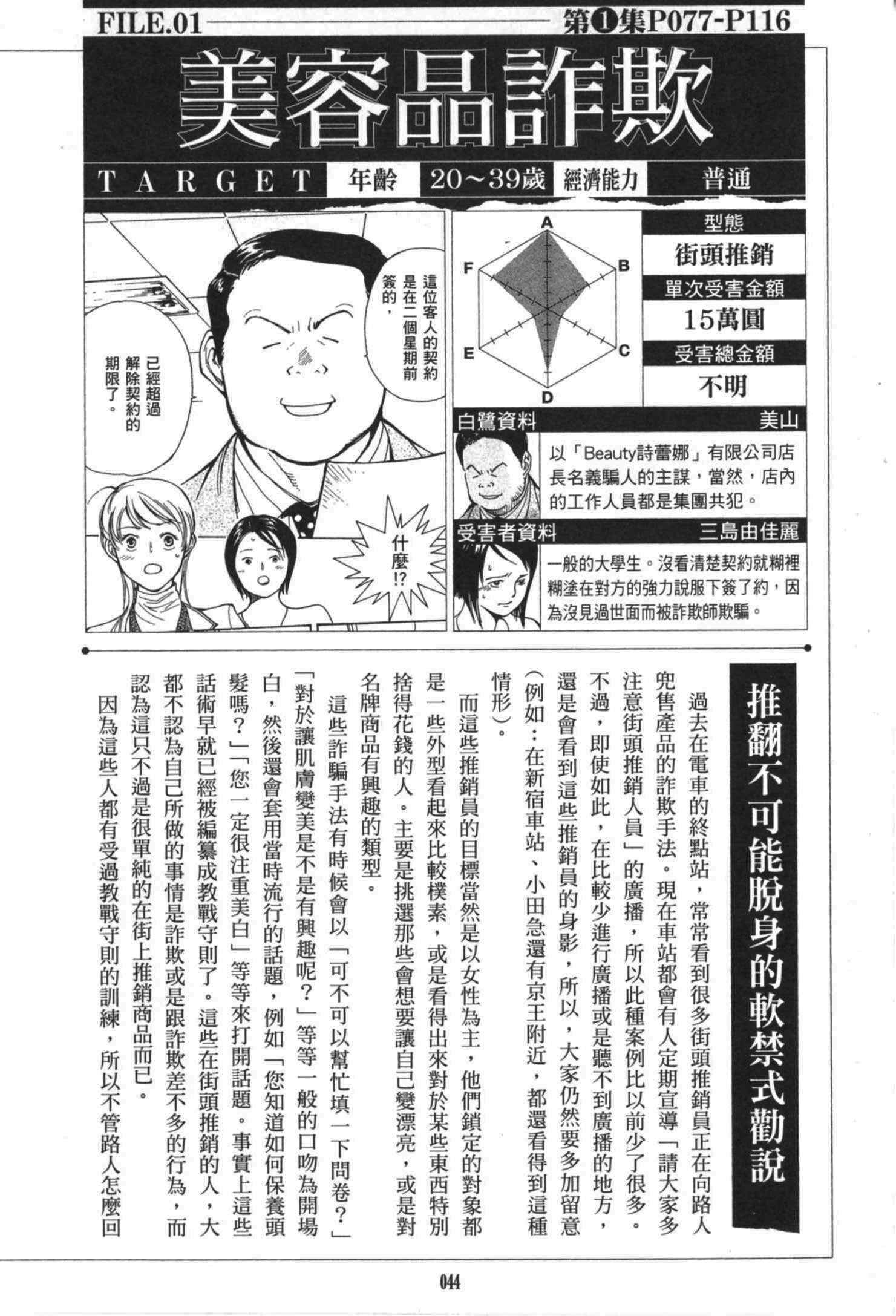 《诈欺猎人》漫画 公式书