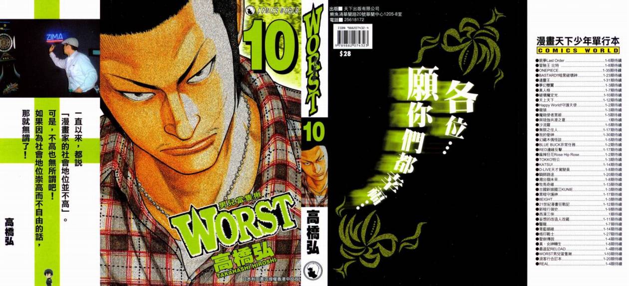 《WORST极恶王》漫画 男儿当只揪10卷