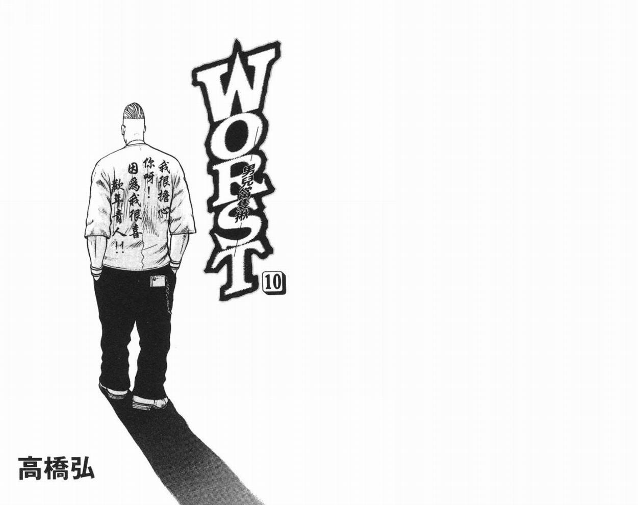 《WORST极恶王》漫画 男儿当只揪10卷