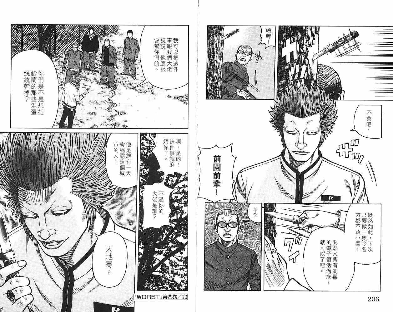 《WORST极恶王》漫画 男儿当只揪08卷