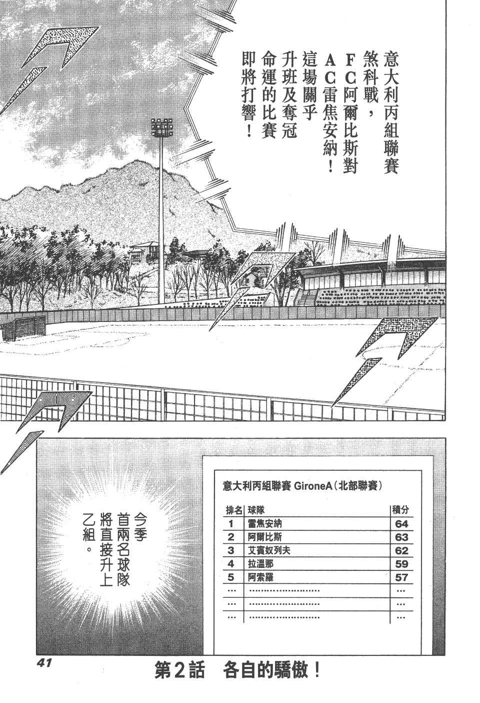 《足球小将 海外激斗篇 IN CALCIO》漫画 IN CALCIO 01卷