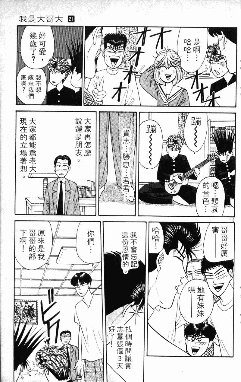 《我是大哥大》漫画 21卷