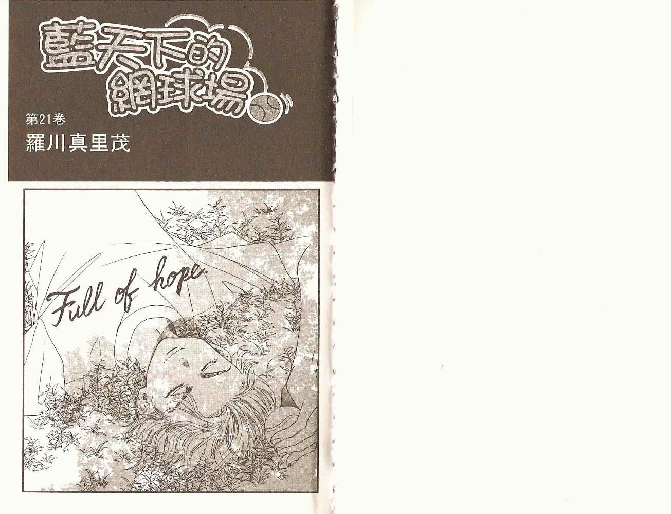 《蓝天下的网球场》漫画 21卷