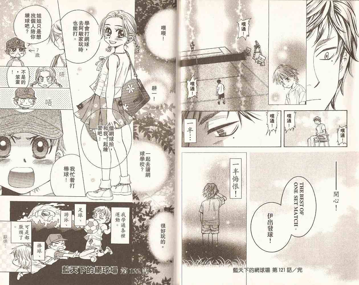 《蓝天下的网球场》漫画 21卷