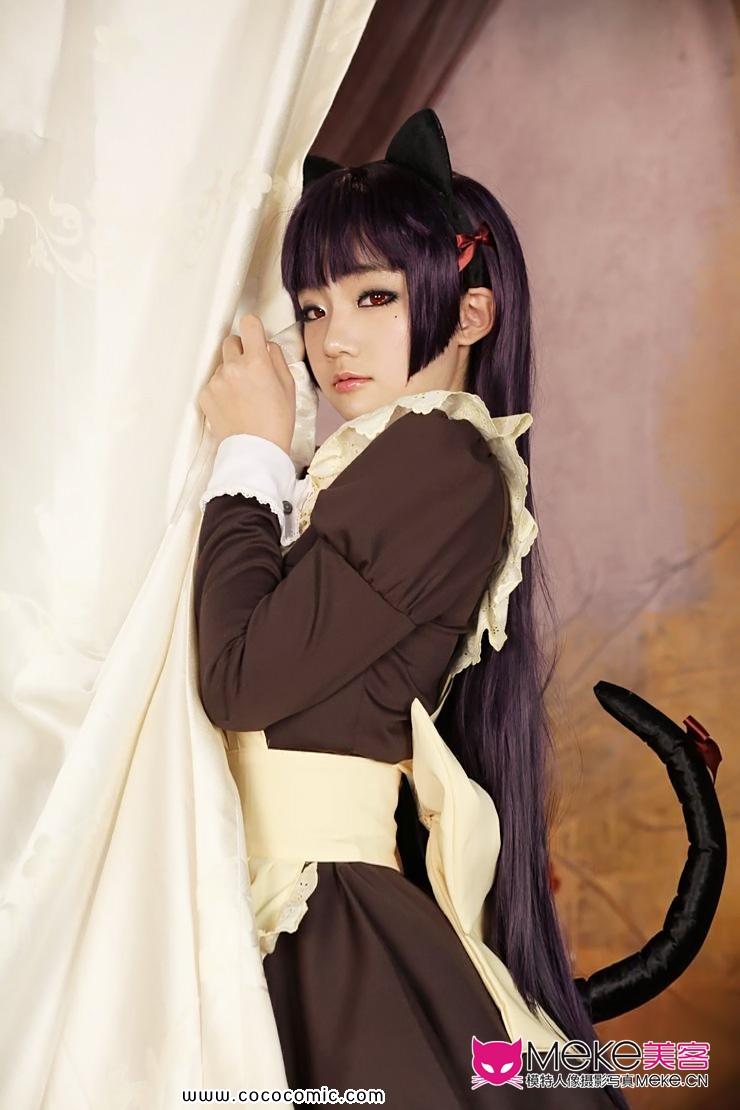 《cosplay猫女》漫画 黑猫美女 角色扮演