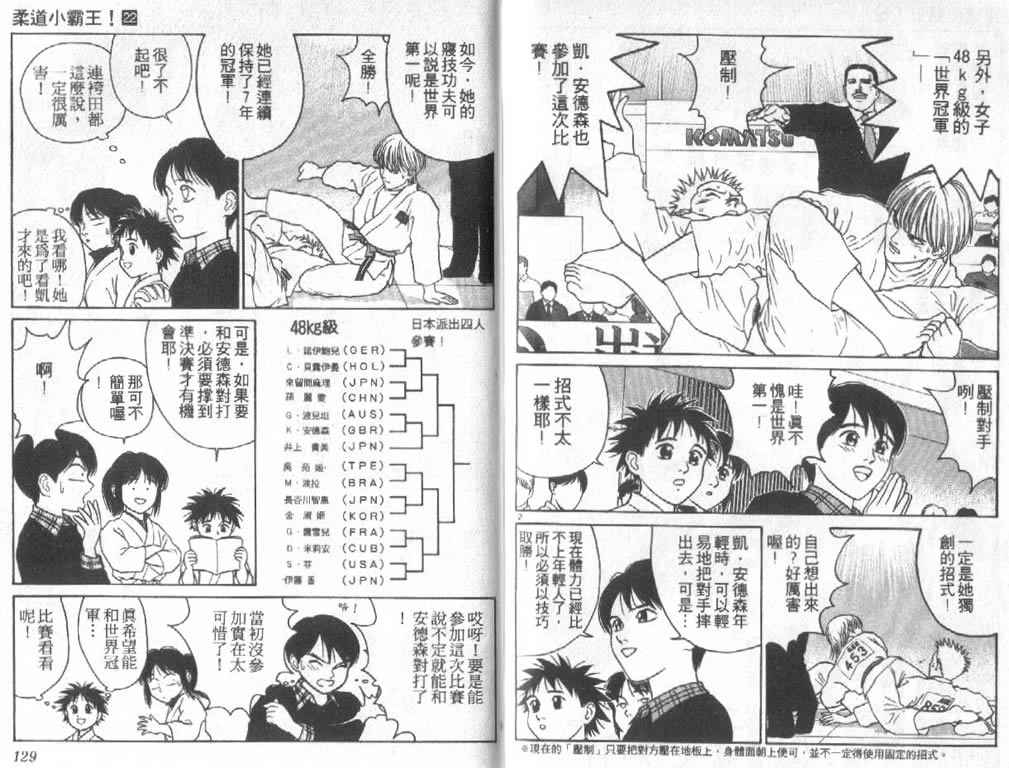 《柔道小霸王》漫画 22卷