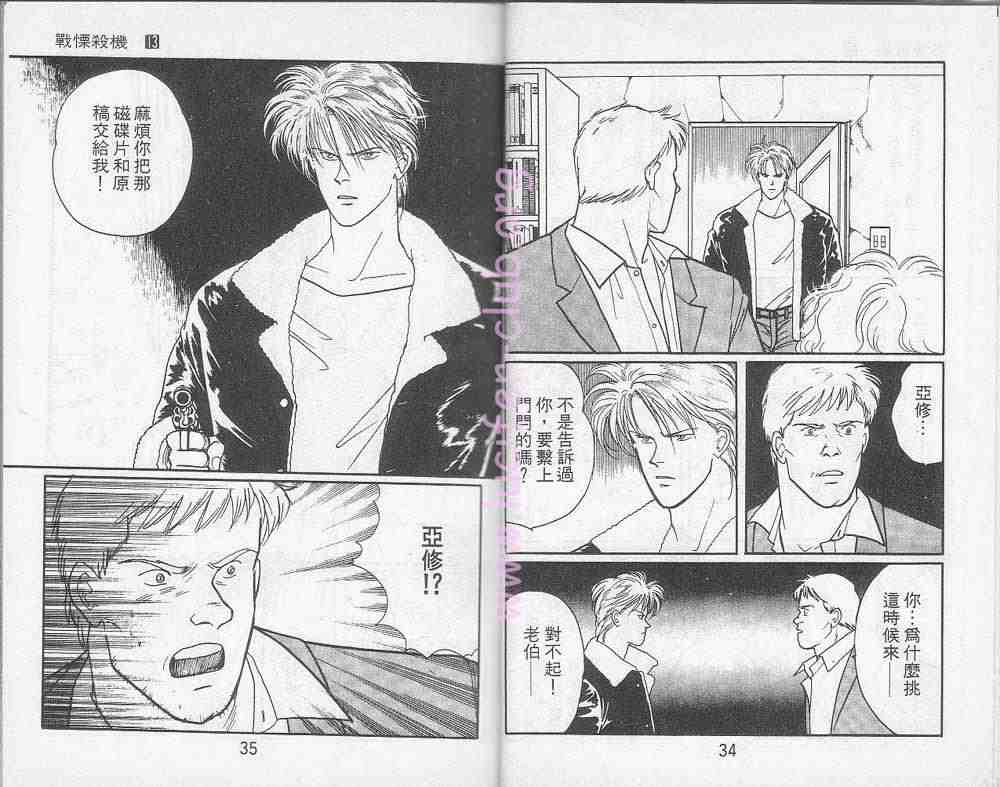 《战栗杀机》漫画 banana fish13卷