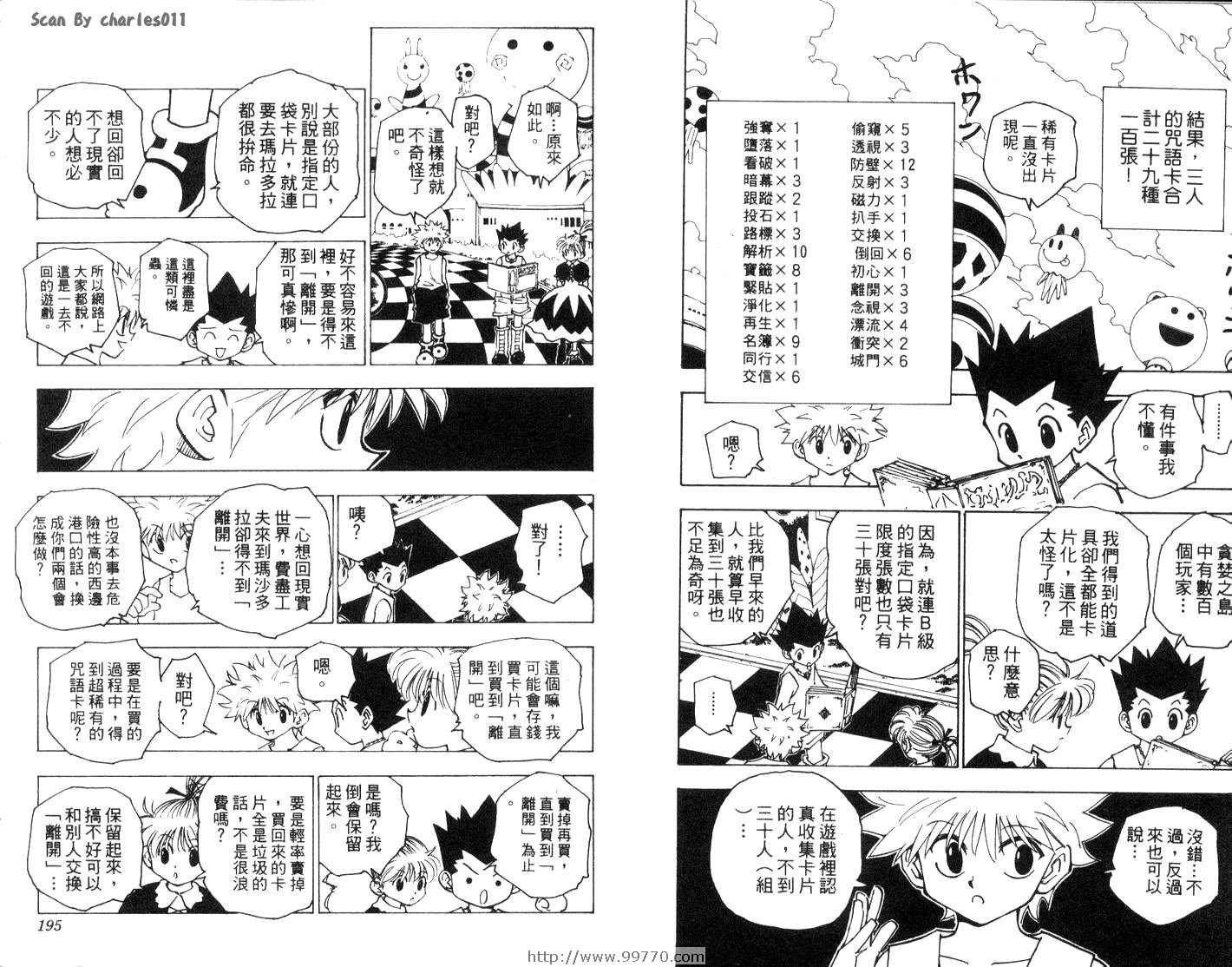 《HunterXHunter 猎人》漫画 猎人15卷