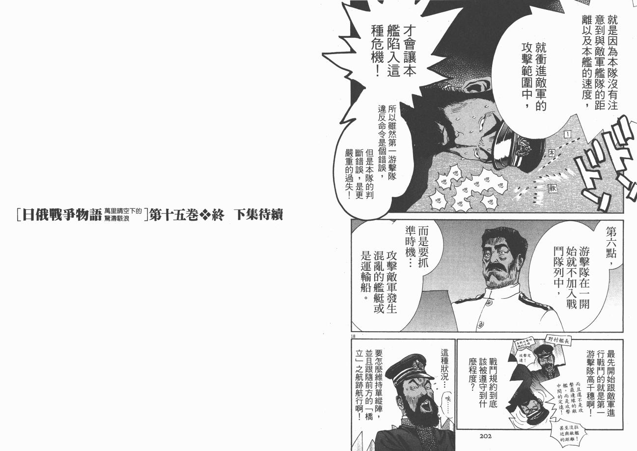 《日俄战争物语》漫画 15卷