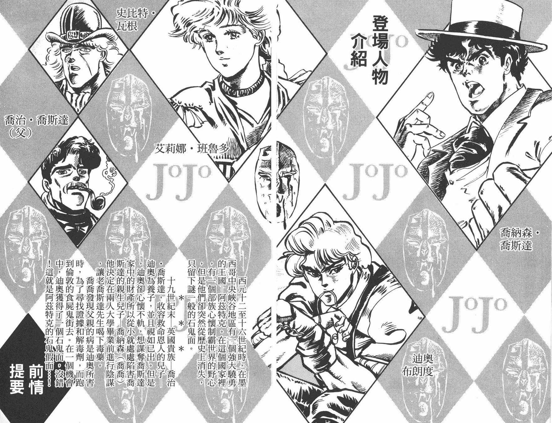 《JOJO奇妙冒险》漫画 02卷