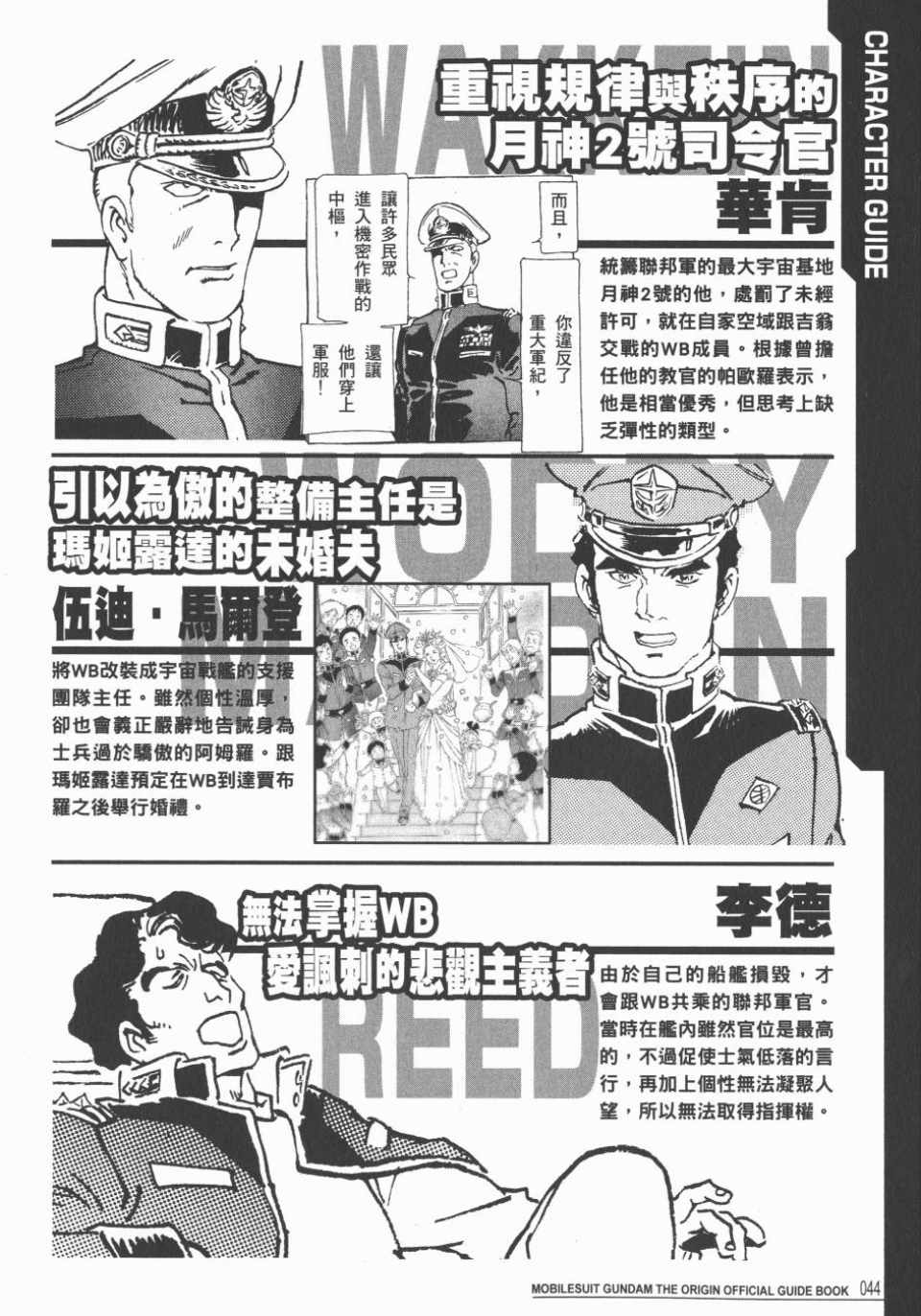 《机动战士高达THE ORIGIN》漫画 GUIDE BOOK