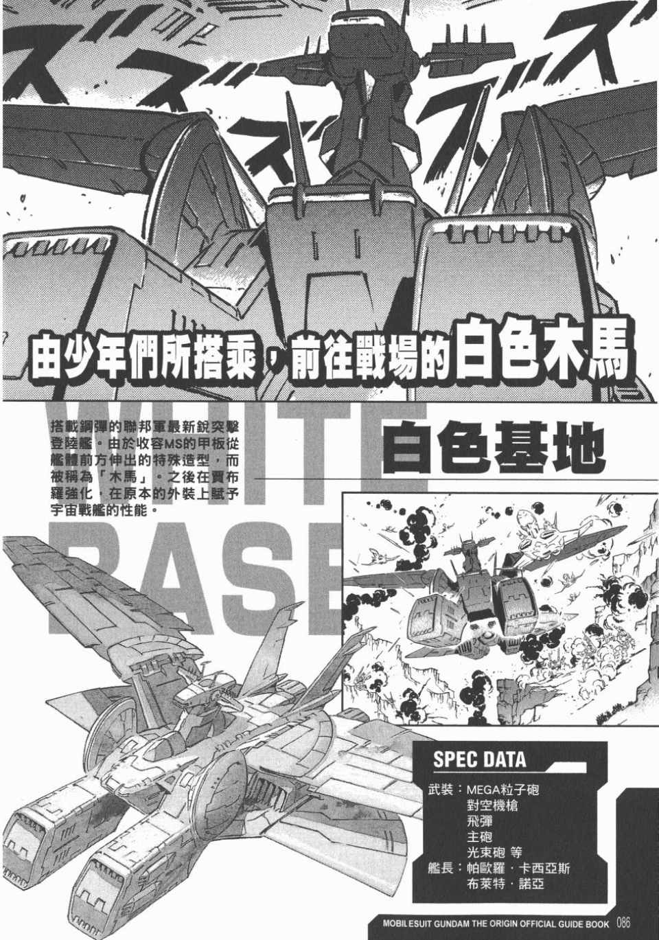 《机动战士高达THE ORIGIN》漫画 GUIDE BOOK