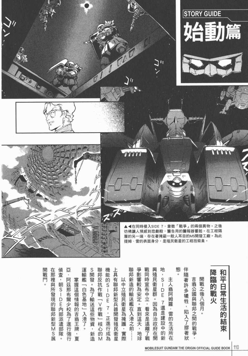 《机动战士高达THE ORIGIN》漫画 GUIDE BOOK