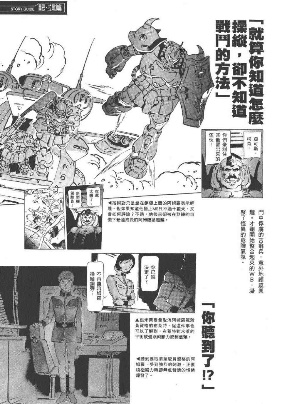 《机动战士高达THE ORIGIN》漫画 GUIDE BOOK