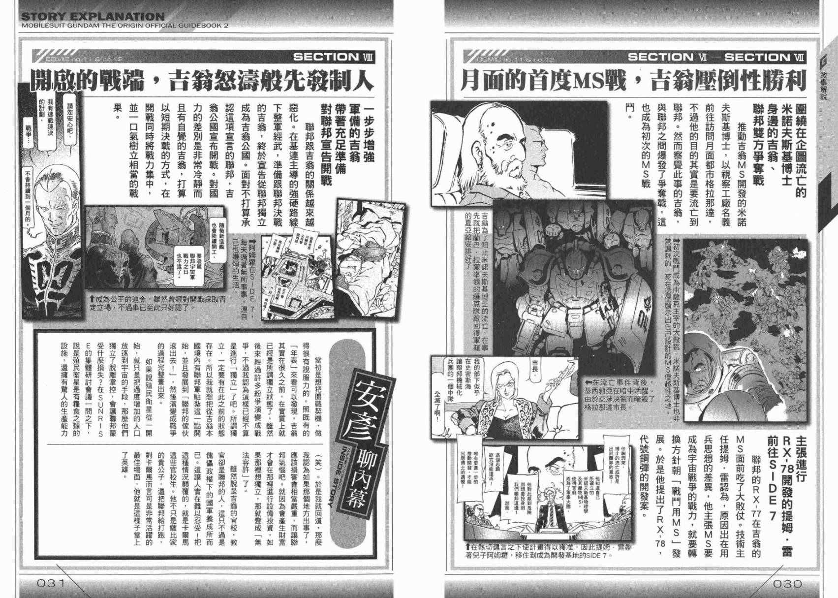 《机动战士高达THE ORIGIN》漫画 GUIDE BOOK 2