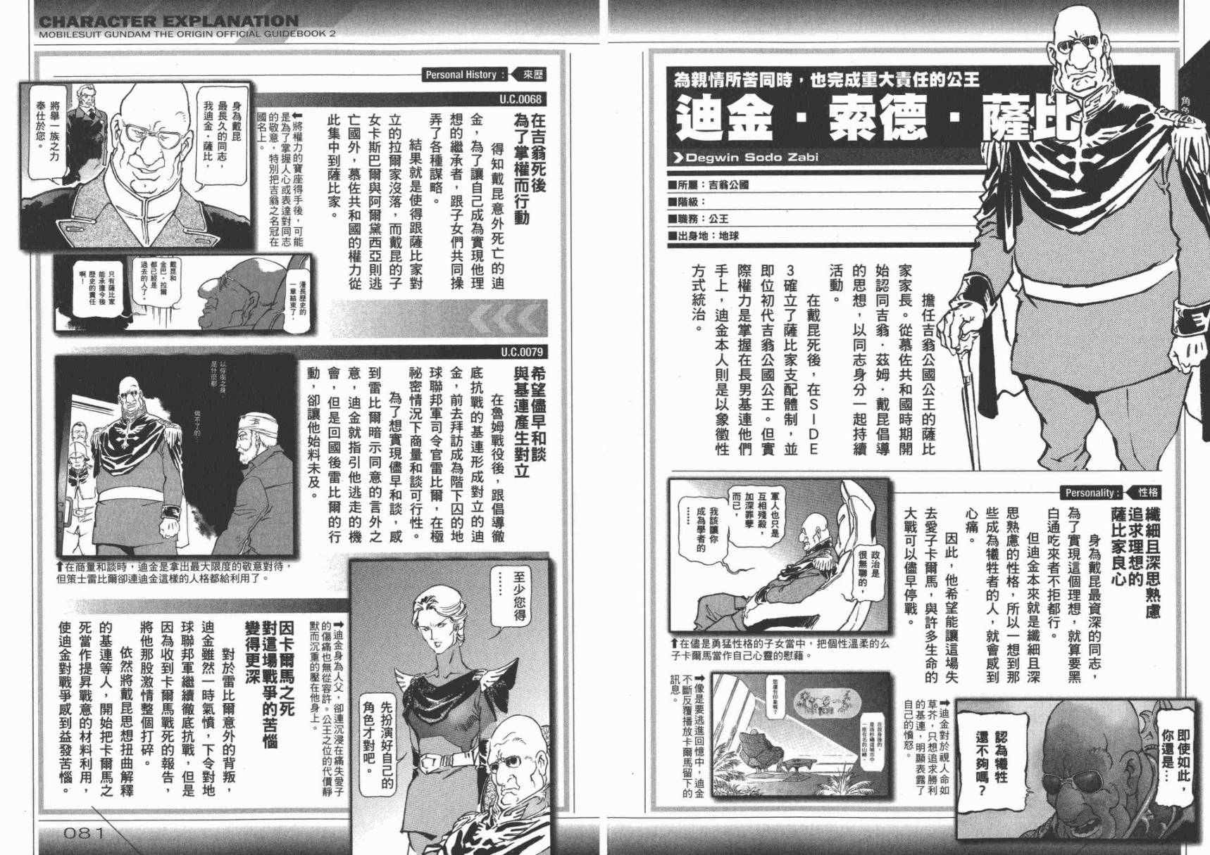 《机动战士高达THE ORIGIN》漫画 GUIDE BOOK 2